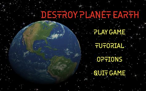 The ultimate stress reliever Now go take your anger out on the earth. . Destroy earth simulator game unblocked
